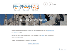 Tablet Screenshot of milanozine.com